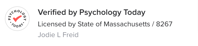 Jodie L Freid Counselor Natick MA 01760 Psychology Today